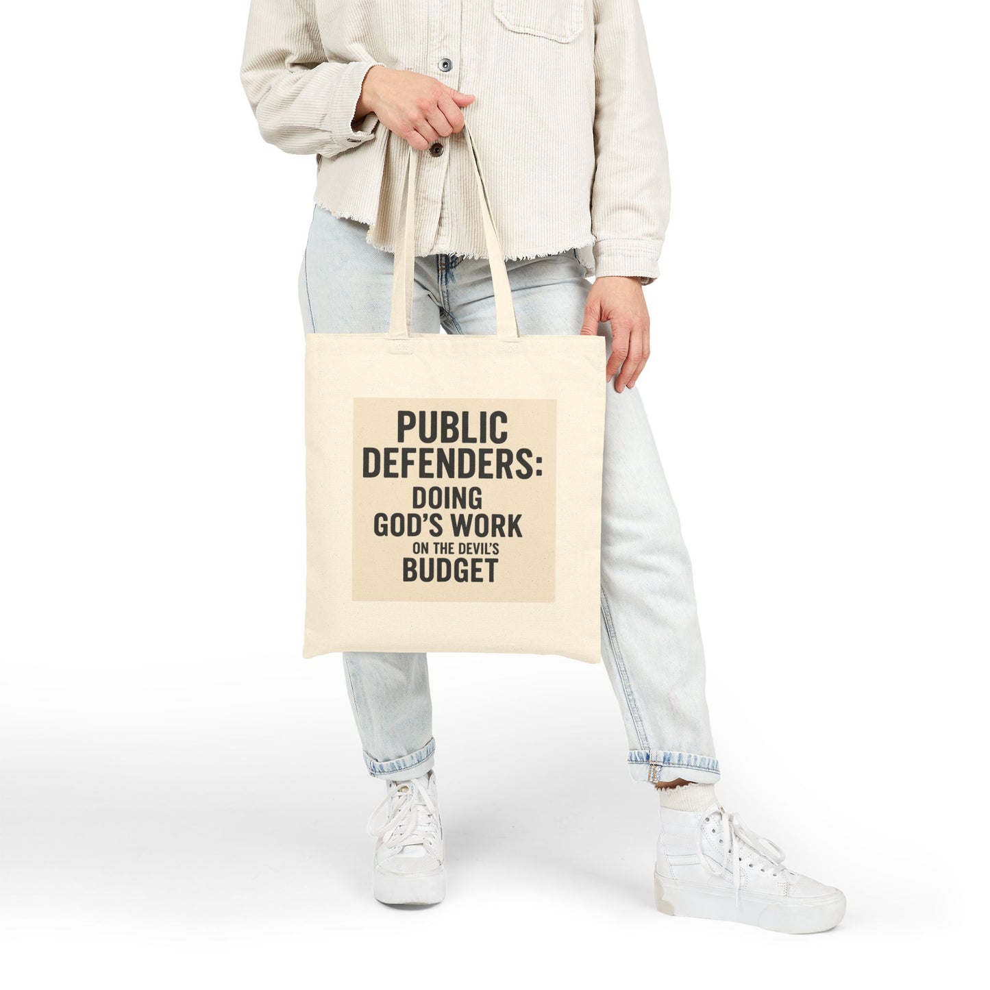 Public Defender's Inspirational Cotton Tote Bag | Eco-Friendly Shopping, Gift for Lawyers, Reusable Grocery Bag, Law Student Gift, [...]