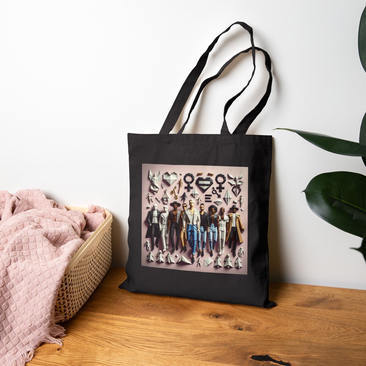 LGBTQIA Pride - Chic Graphic Cotton Canvas Tote Bag, Stylish Eco-Friendly Bag, Everyday Carryall, Perfect for Shopping, Gift for Her
