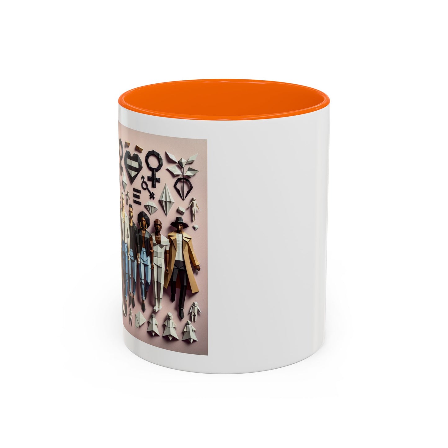 LGBTQIA Pride - Chic Accent Coffee Mug, Unique Artistic Mug, Gift for Coffee Lovers, Modern Home Decor, Ideal for Birthdays & Holidays