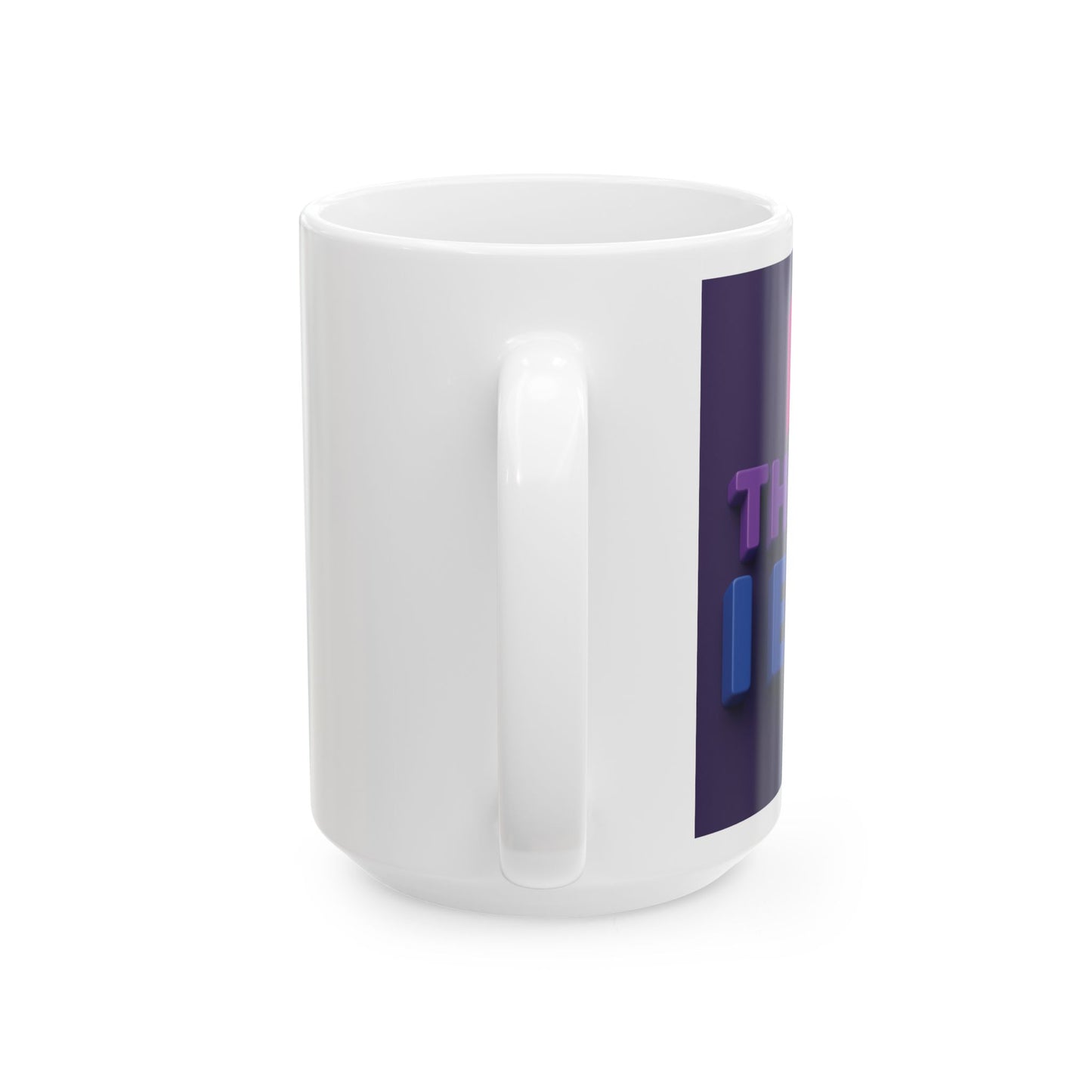 Colorful Inspirational Ceramic Mug - Perfect Gift for Coffee Lovers, Motivational Quote, Bisexuals