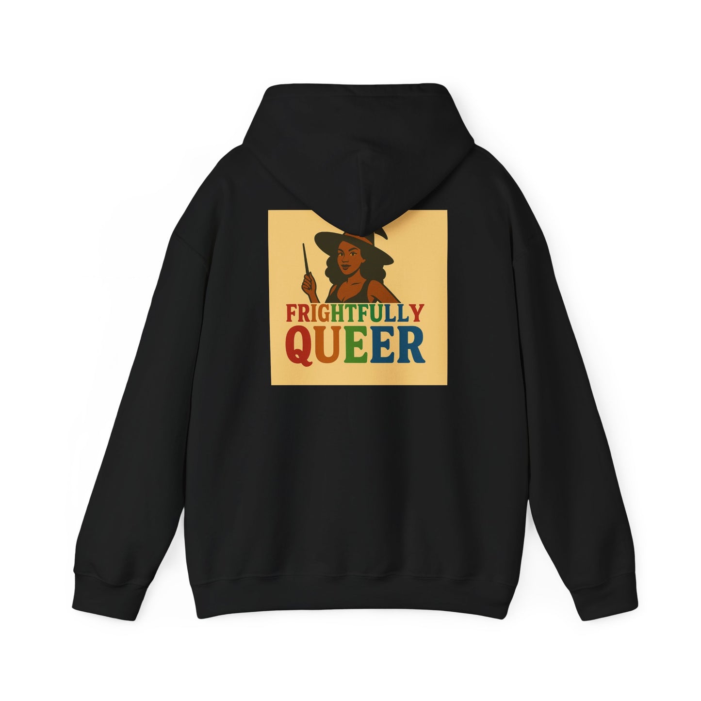 Frightfully Queer Hoodie - Cozy Unisex Sweatshirt for LGBTQ+ Pride, Halloween, Fall Fashion, Casual Wear, Unique Gift