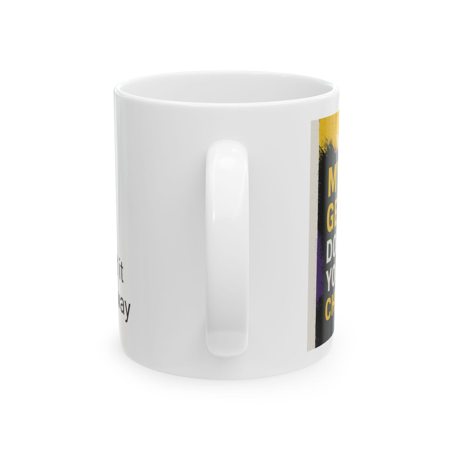 Nonbinary Mug, Motivational Gift, Coffee Lover, Home Office Decor, Unique Choice for Any Celebration