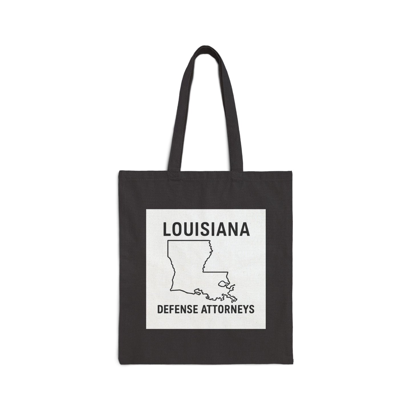 Louisiana Advocate Cotton Canvas Tote Bag, Grit and Gumbo Design, Eco-Friendly Shopping Bag, Legal Profession Gift, Lawyer Tote