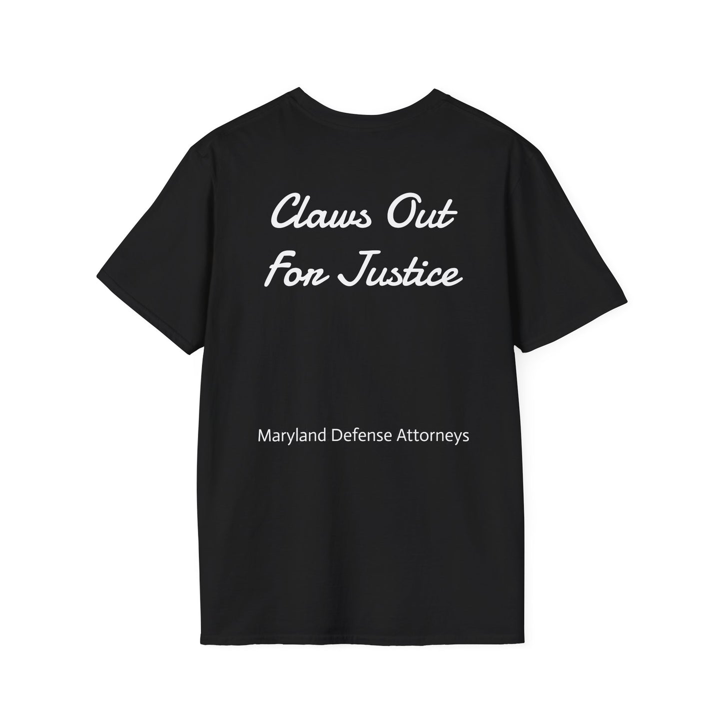 Maryland Defense Attorney Unisex T-Shirt, Casual Tee, Attorney Apparel, Legal Humor Shirt, Gift for Lawyers, Crab Lovers Unite
