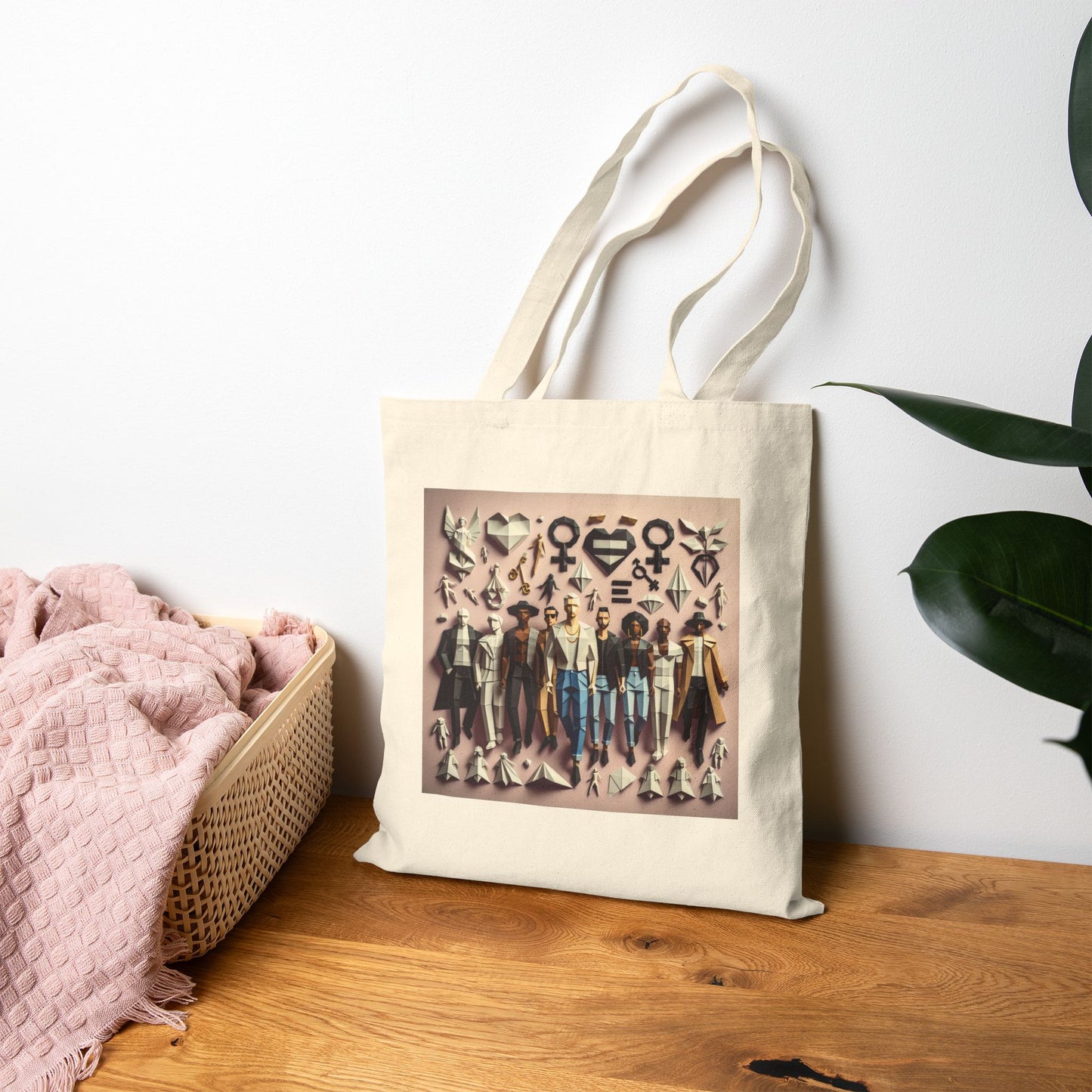 LGBTQIA Pride - Chic Graphic Cotton Canvas Tote Bag, Stylish Eco-Friendly Bag, Everyday Carryall, Perfect for Shopping, Gift for Her