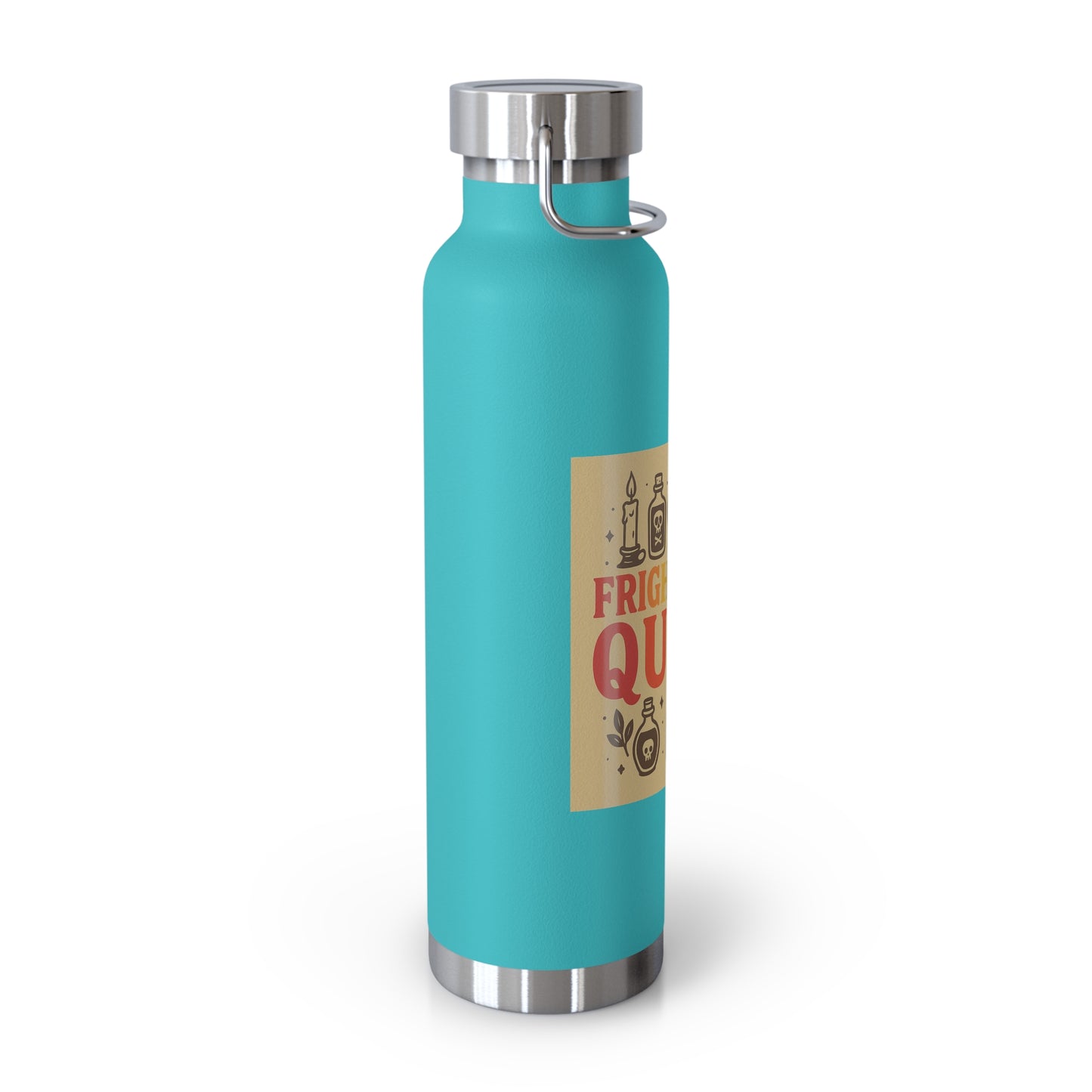 Frightfully Queer Water Bottle, Insulated Drinkware, Halloween Gift, Eco-Friendly Bottle, Pride Accessories, Unique Travel Mug