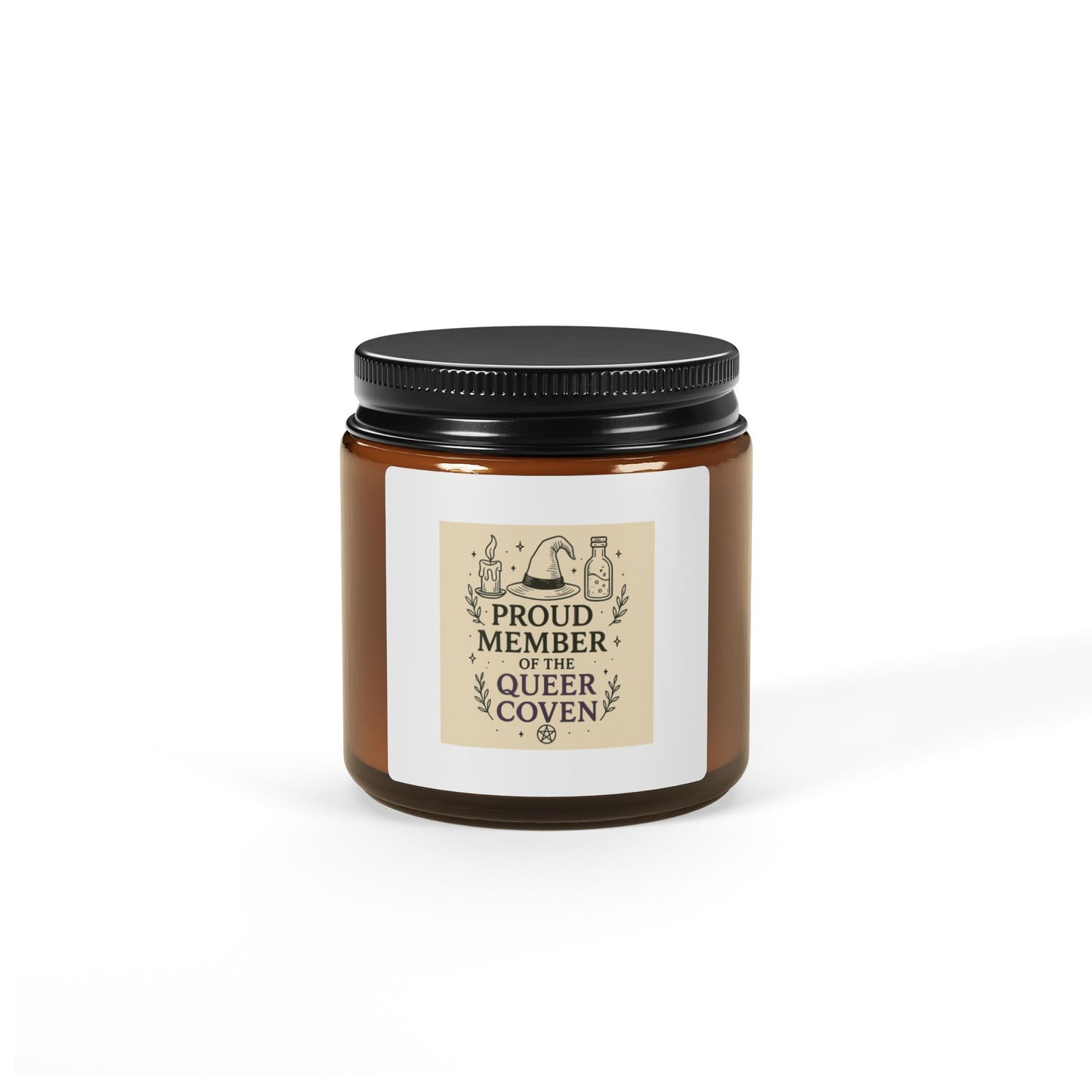 Proud Member of the Queer Coven Scented Soy Candle, LGBTQ+ Gift, Home Decor, Aromatherapy, Pride Candle, Witchy Candle
