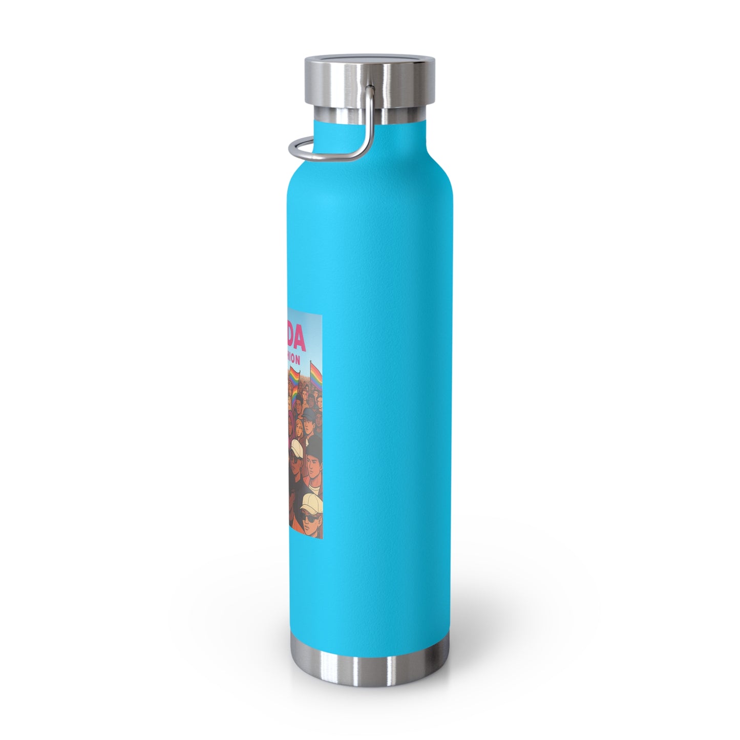 LGBTQ+ Insulated Water Bottle, Eco-Friendly Hydration, Pride Gifts, Trendy Travel Mug, Stainless Steel Flask