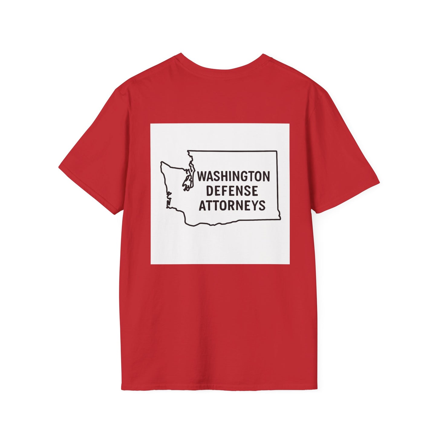 Washington Defense Attorney - Defense As Relentless Unisex T-Shirt, Graphic T-Shirt for Attorneys, Gift for Lawyers