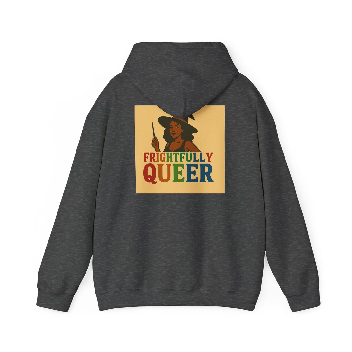 Frightfully Queer Hoodie - Cozy Unisex Sweatshirt for LGBTQ+ Pride, Halloween, Fall Fashion, Casual Wear, Unique Gift