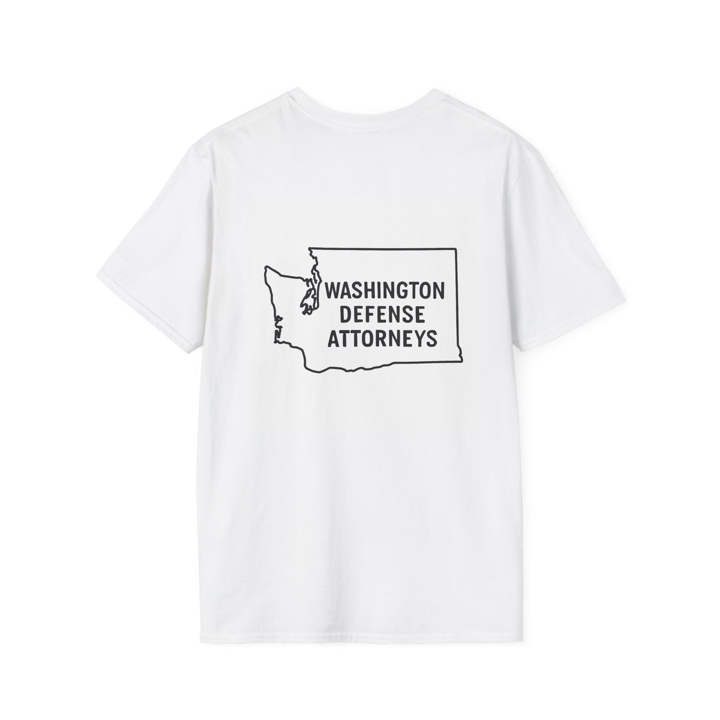 Washington Defense Attorney - Defense As Relentless Unisex T-Shirt, Graphic T-Shirt for Attorneys, Gift for Lawyers