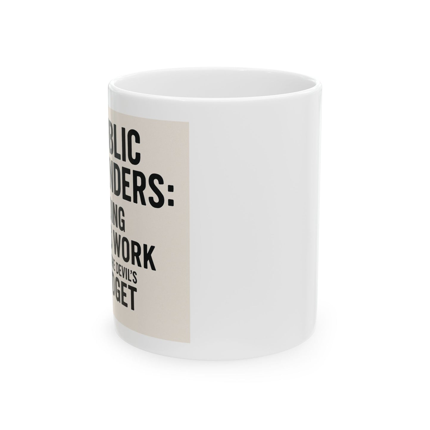 Motivational Ceramic Mug - Perfect for Coffee Lovers, Inspirational Gift, Home Office Decor, Teamwork Reminder, 11oz, 15oz