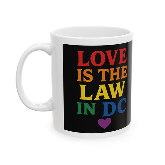 Vibrant Love Mug - Perfect Gift for Coffee Lovers, Includes Inspirational Quotes, Washington DC, DC Strong