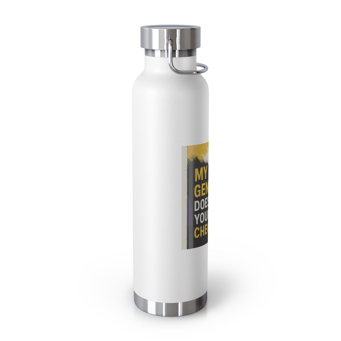 Gender Identity-Nonbinary-Insulated Water Bottle - Stylish & Durable Drinkware, Perfect for LGBTQ+ Pride, Everyday Hydration, Gifts, [...]