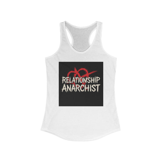 Relationship Anarchist Women's Tank Top, Cute Tank for Casual Wear, Summer Outfit, Gift for Friends, Rebellious Fashion