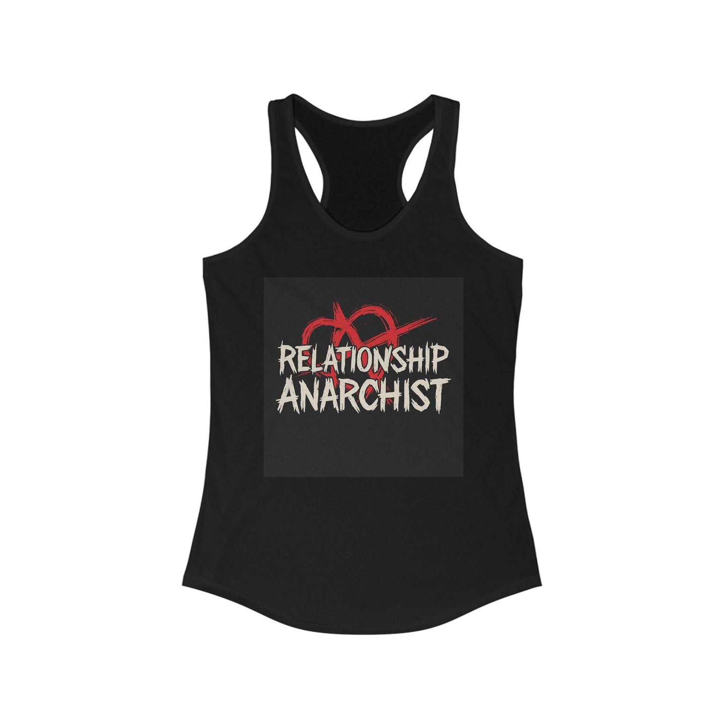 Relationship Anarchist Women's Tank Top, Cute Tank for Casual Wear, Summer Outfit, Gift for Friends, Rebellious Fashion