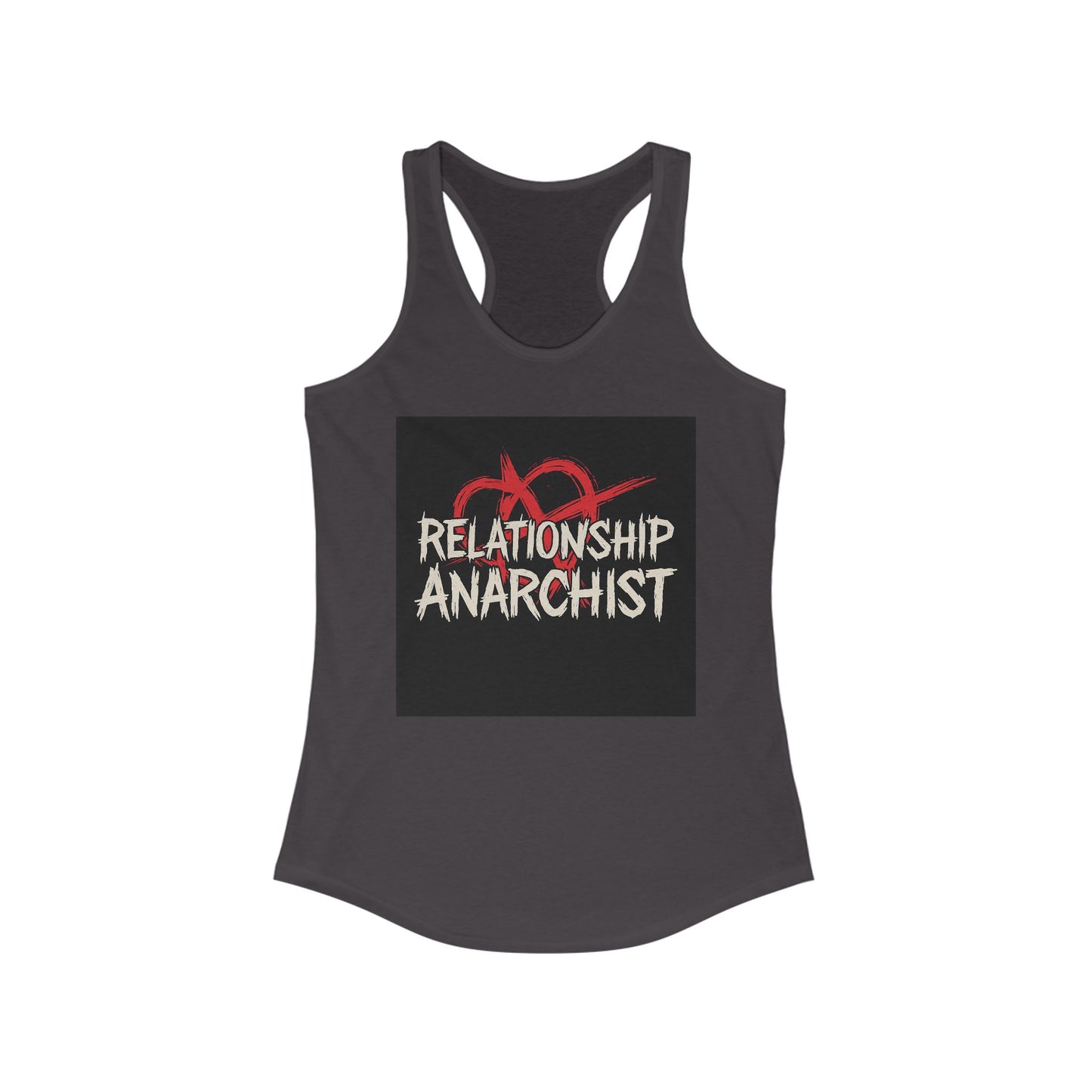 Relationship Anarchist Women's Tank Top, Cute Tank for Casual Wear, Summer Outfit, Gift for Friends, Rebellious Fashion