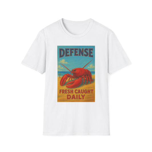Maine Defense Attorney T-Shirt for Seafood Lovers, Unisex Tee, Quirky Gift for Lawyers, Beachwear, Maine Vacation Merch
