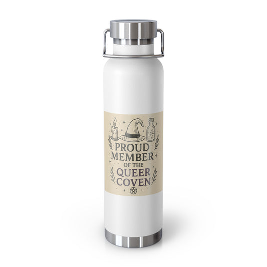 Proud Member of the Queer Coven Water Bottle | 22oz Copper Insulated Flask, LGBTQ+ Gift, Unique Occult Accessory, Eco-Friendly Travel [...]