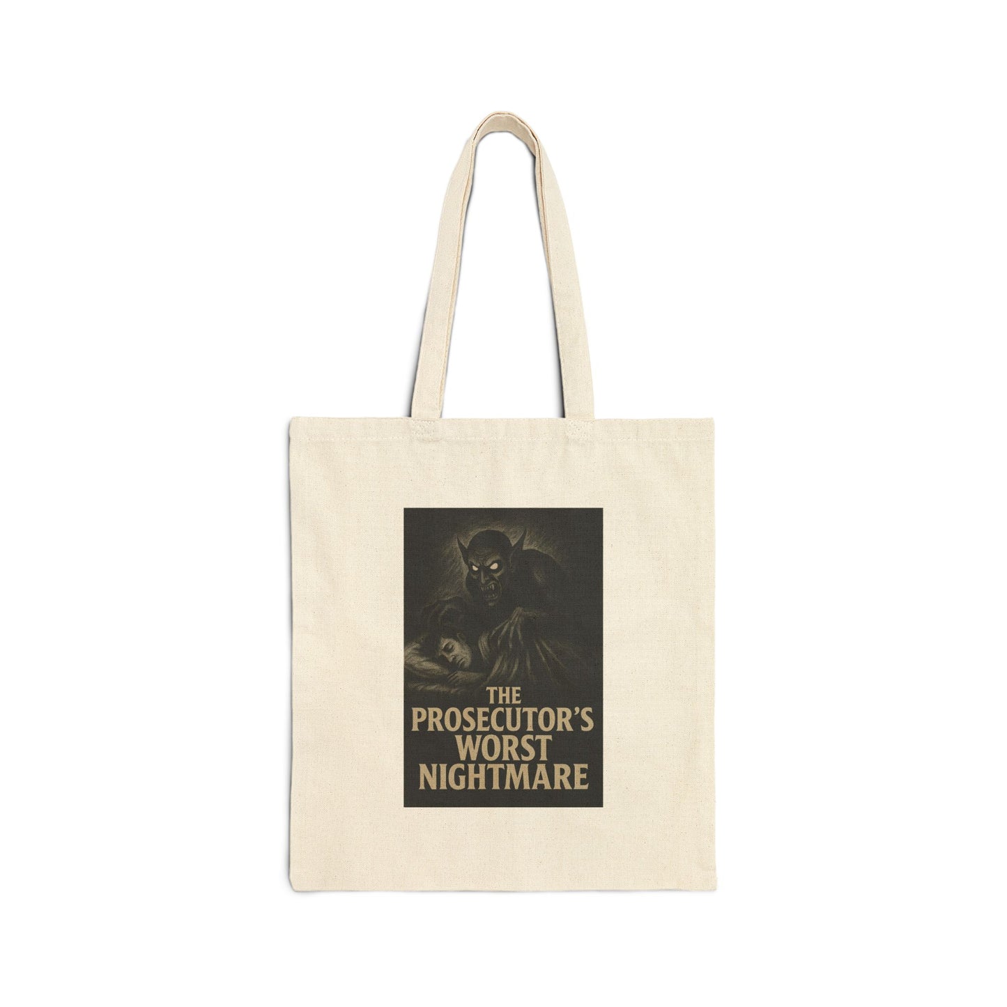 Prosecutor's Nightmare Tote Bag | Eco-Friendly Canvas Bag for Legal Pros, Gift for Lawyers, Beach Tote, Shopping Bag, Everyday Use
