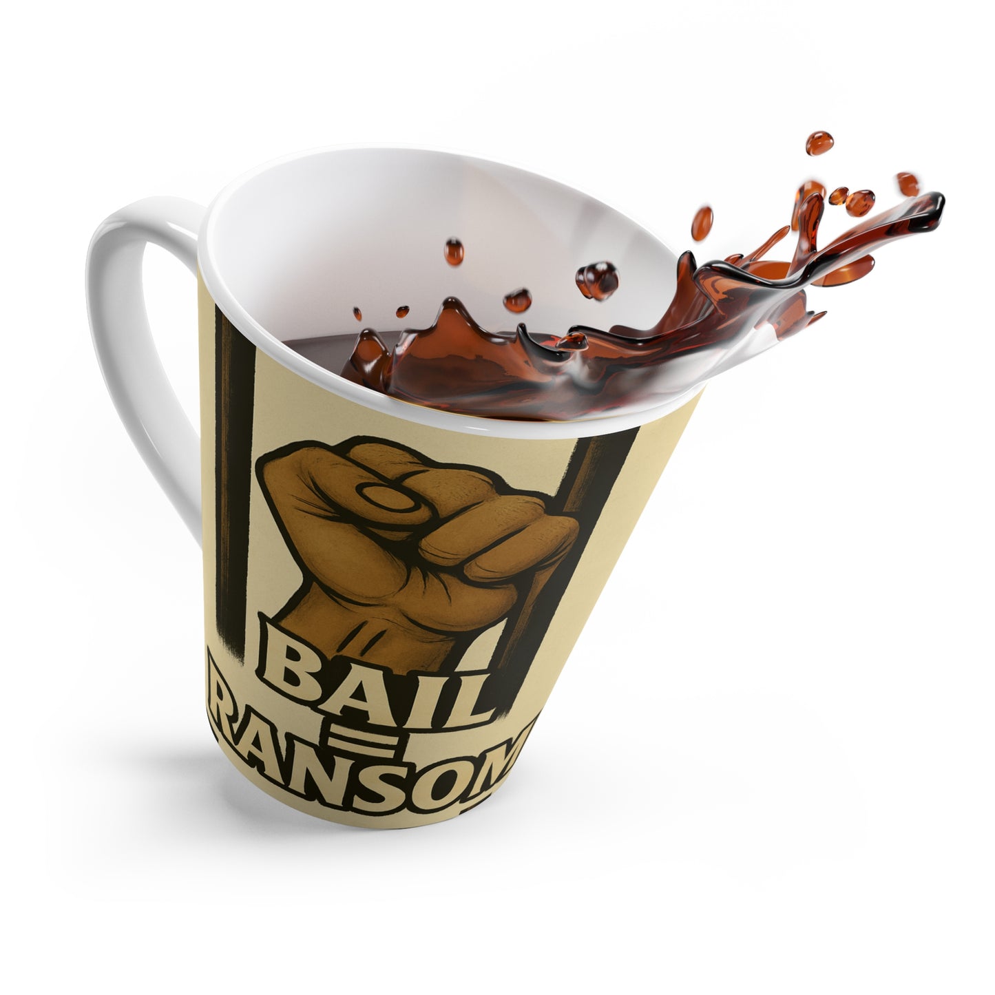 Empowerment Latte Mug - Protest Art, Social Justice Gift, Inspirational Drinkware, Activism Coffee Cup, Movements Supporter