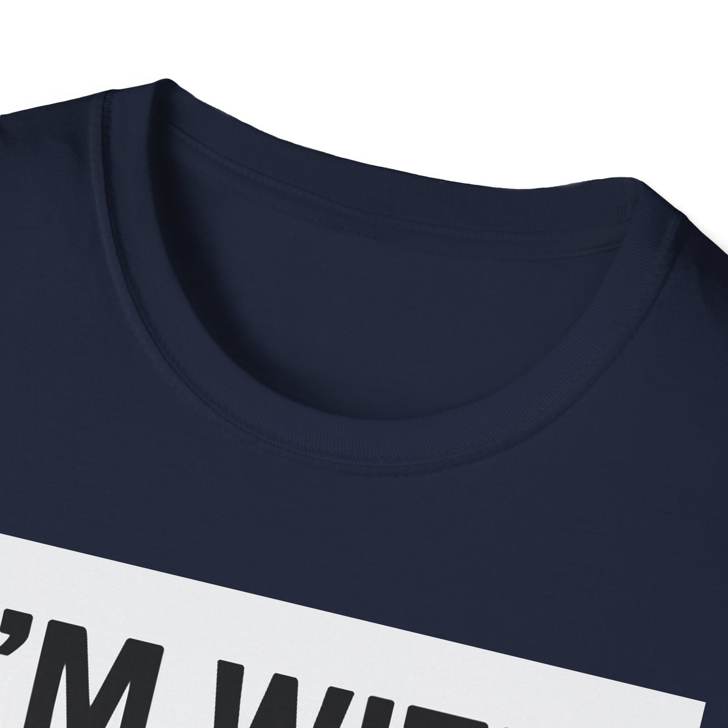 Unisex Pride T-Shirt - I'm With Him and Him, Poly and EMN Apparel