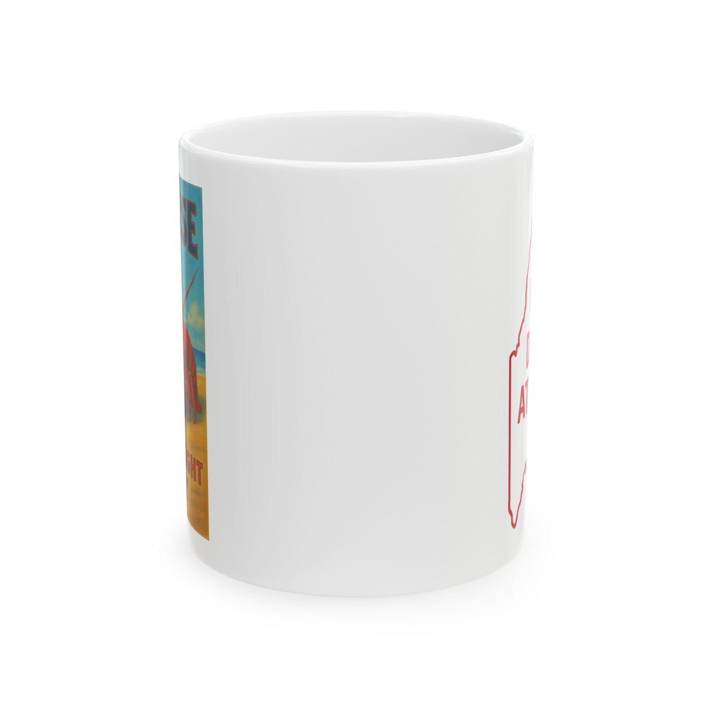 Maine Defense Attorney Ceramic Mug, 11oz or 15oz, Perfect for Coffee Lovers, Lawyers, Attorneys