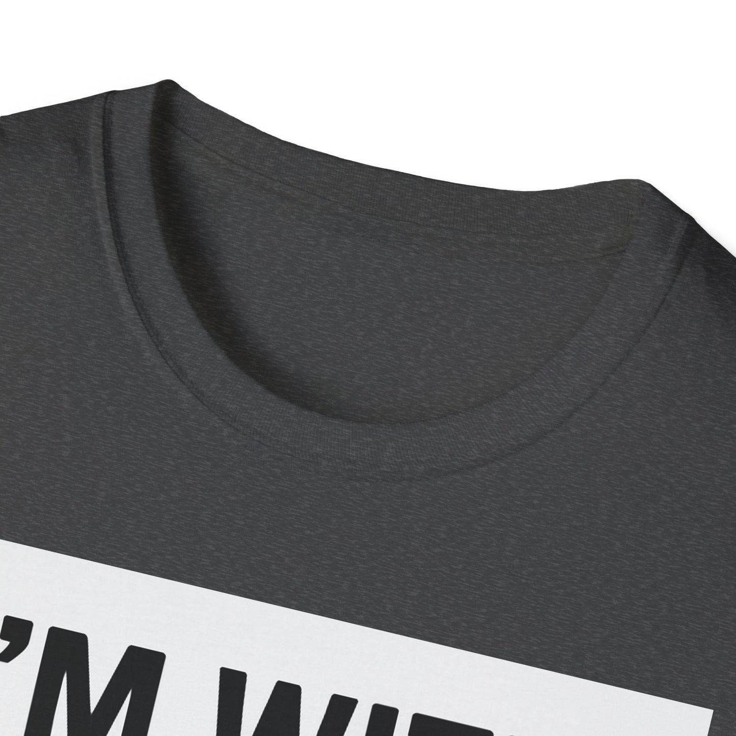 Unisex Pride T-Shirt - I'm With Him and Him, Poly and EMN Apparel