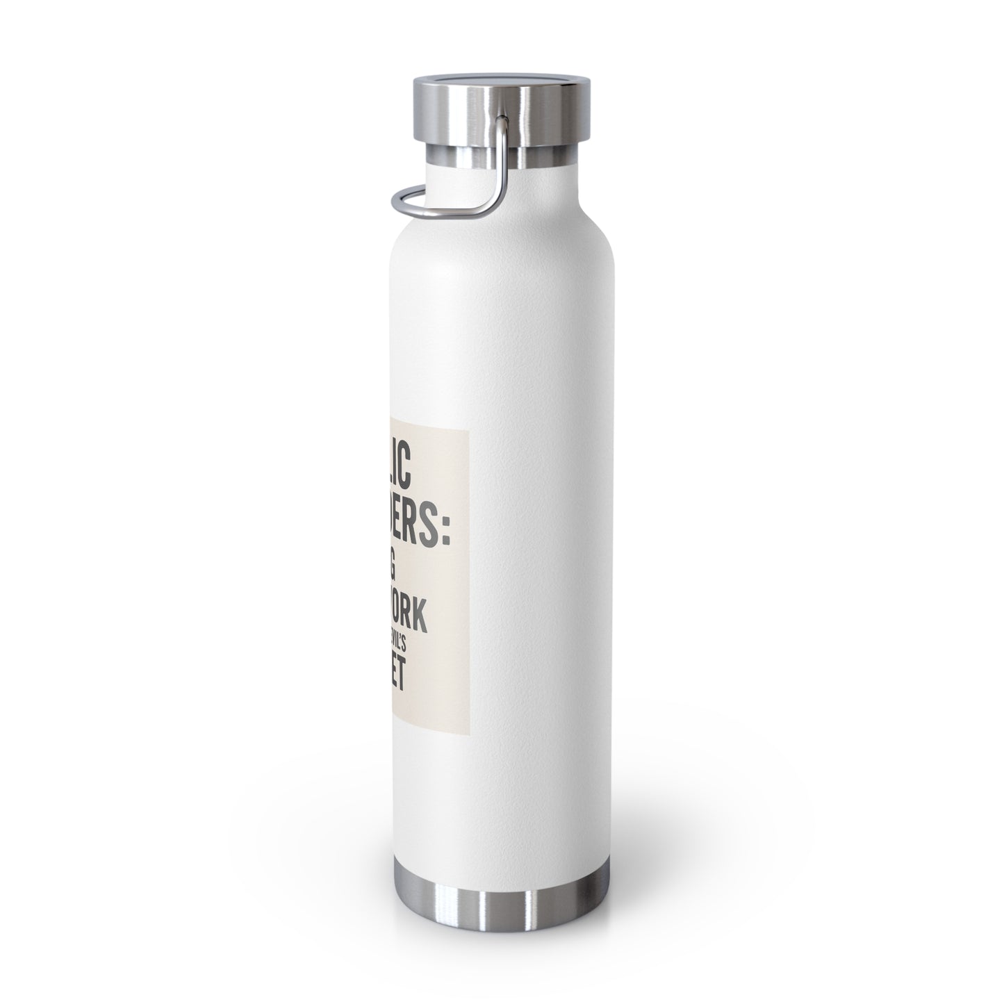Public Defender Insulated Water Bottle, Glass of Courage, Gifts for Lawyers, Legal Appreciation, Motivational Hydration
