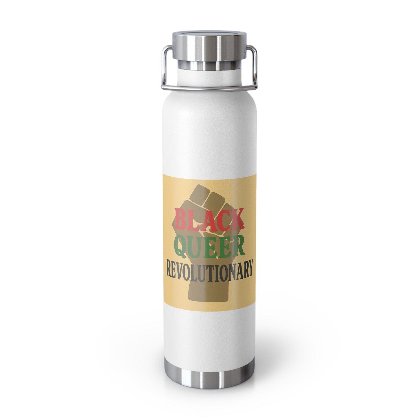 Empowerment Insulated Bottle, Reusable Water Flask, Eco-Friendly Travel Mug, Black Queer Revolutionary Gear, LGBTQ+ Pride Gift, [...]