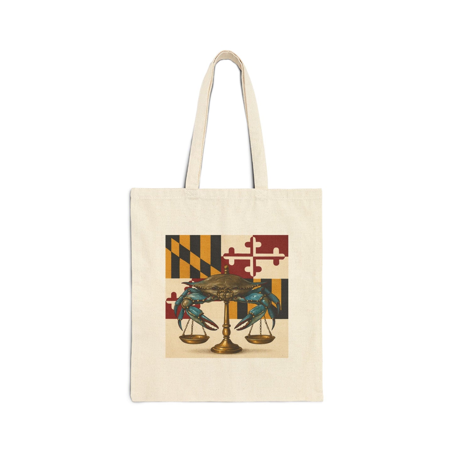 Maryland Defense Attorney Tote Bag, Claws Out Design, Eco-Friendly Shopping Bag, Gift for Crab Lovers, Summer Beach Accessory