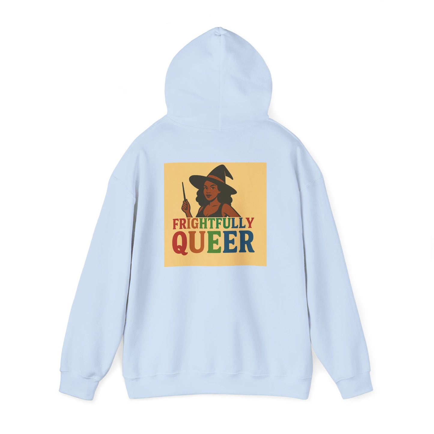 Frightfully Queer Hoodie - Cozy Unisex Sweatshirt for LGBTQ+ Pride, Halloween, Fall Fashion, Casual Wear, Unique Gift