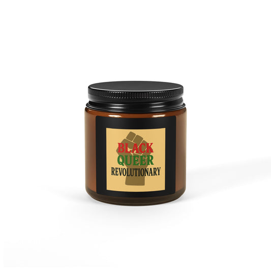 Empowering Scented Soy Candle, Aromatherapy Gift, Black Queer Revolutionary, Eco-Friendly Home Decor, Multi-Size, Relaxation