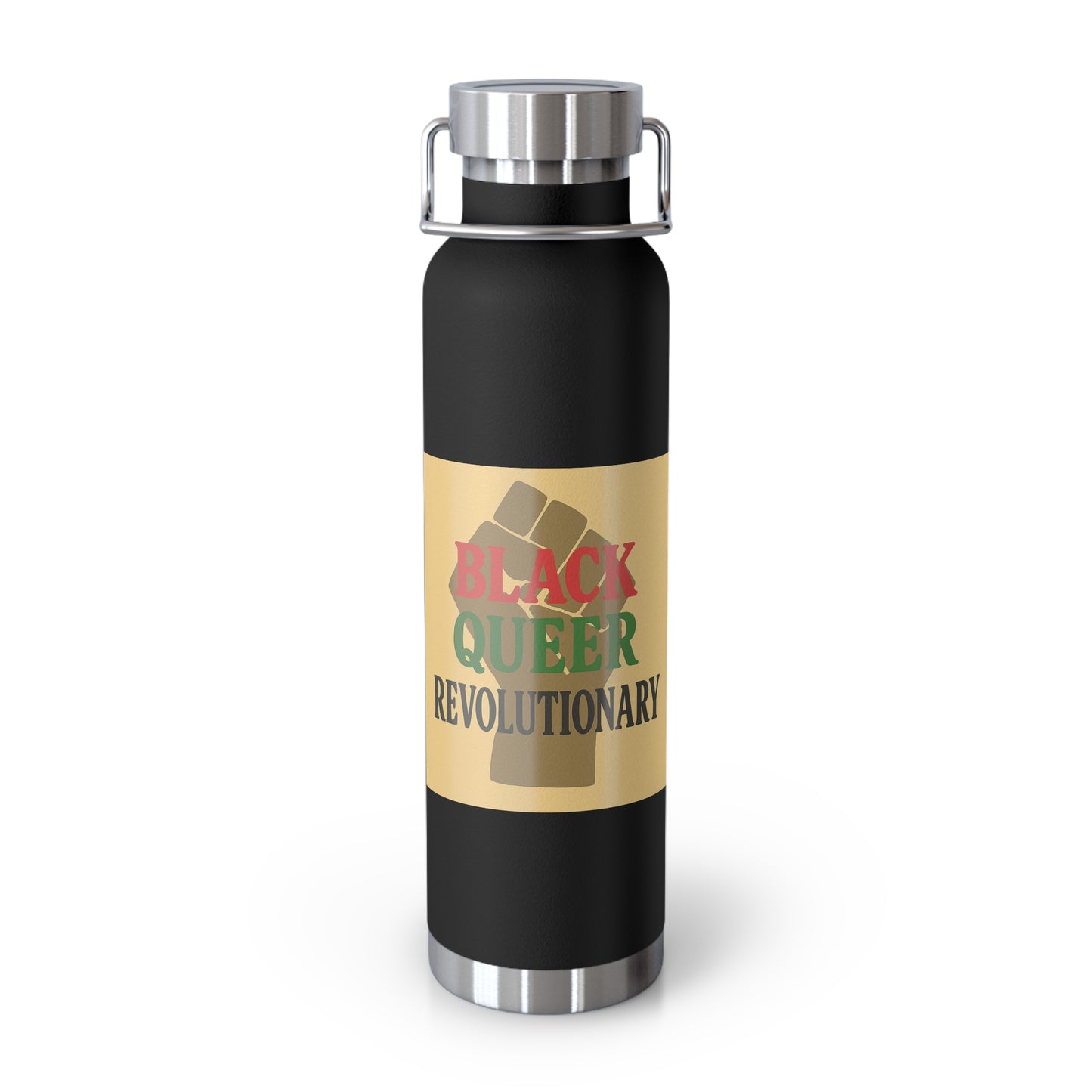 Empowerment Insulated Bottle, Reusable Water Flask, Eco-Friendly Travel Mug, Black Queer Revolutionary Gear, LGBTQ+ Pride Gift, [...]