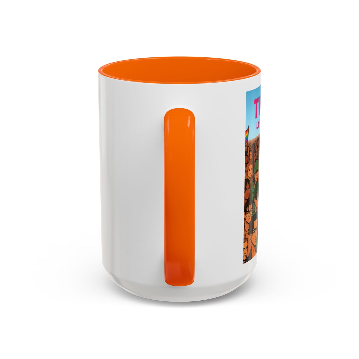Celebrate Diversity Accent Coffee Mug | LGBTQ+ Pride Mug | Unique Gift for Allies and Activists | Perfect for Home or Office