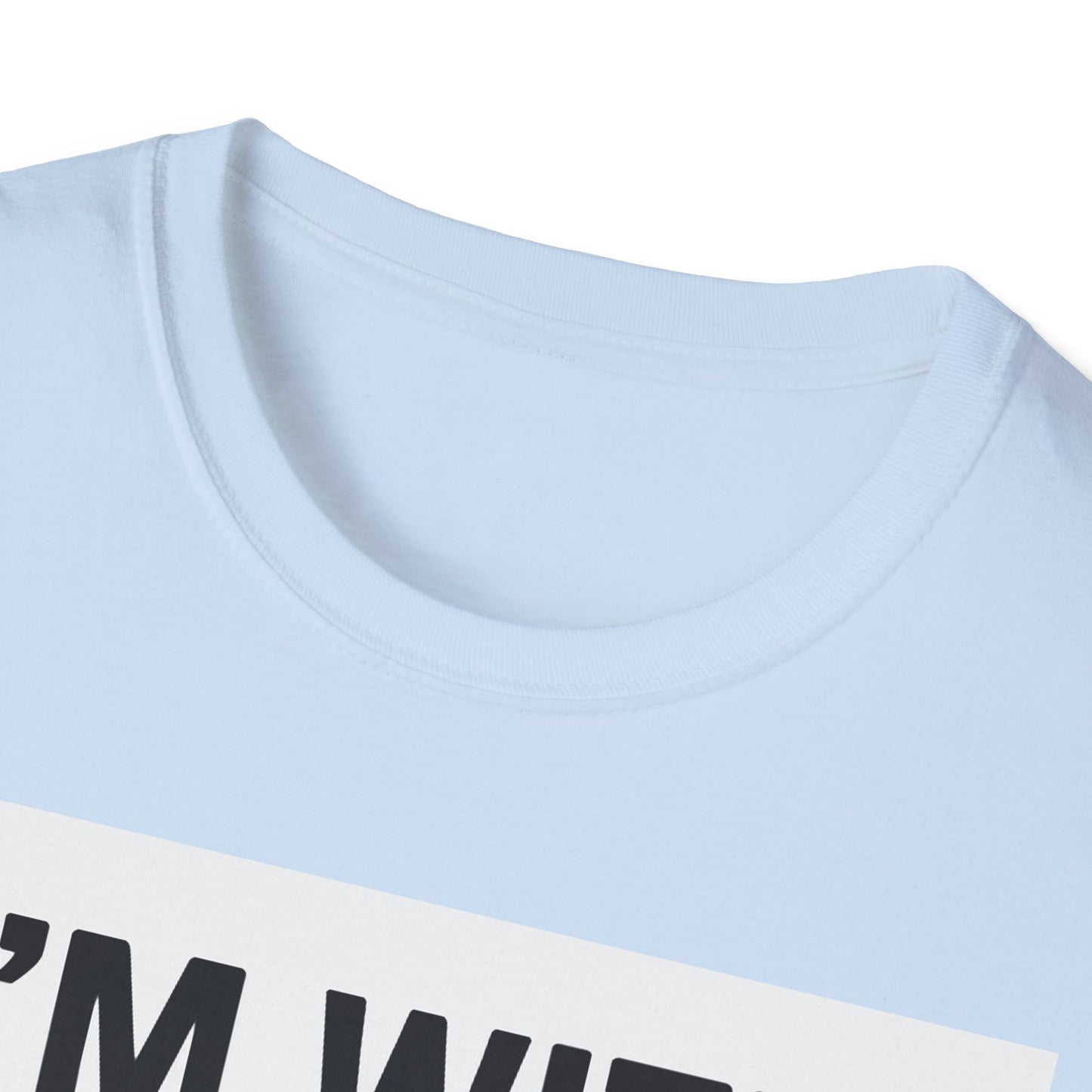 Unisex Pride T-Shirt - I'm With Him and Him, Poly and EMN Apparel