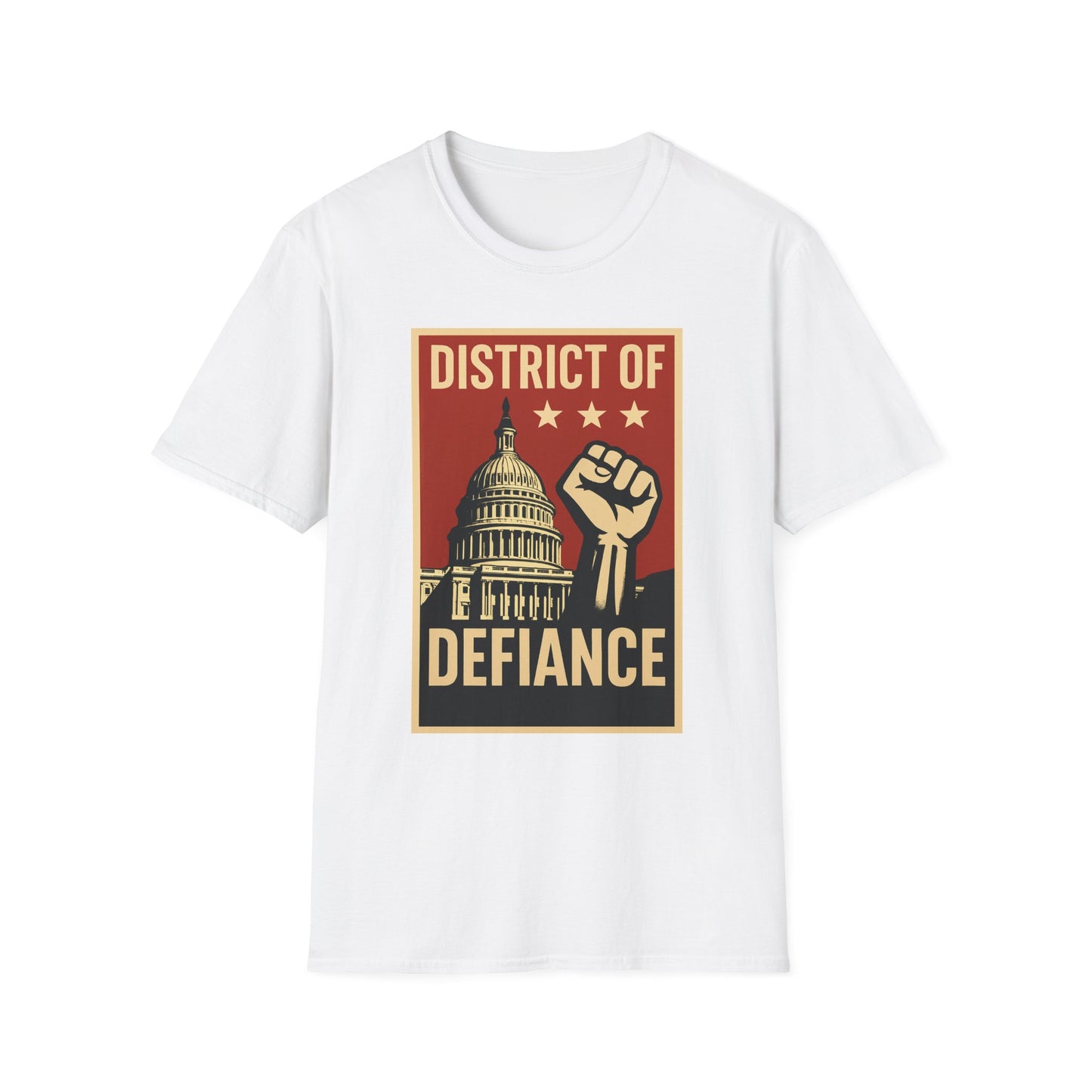 District of Defiance T-Shirt - Unisex Activist Apparel, Protest Shirt, Political Statement Tee, Gift for Activists, Motivational Wear