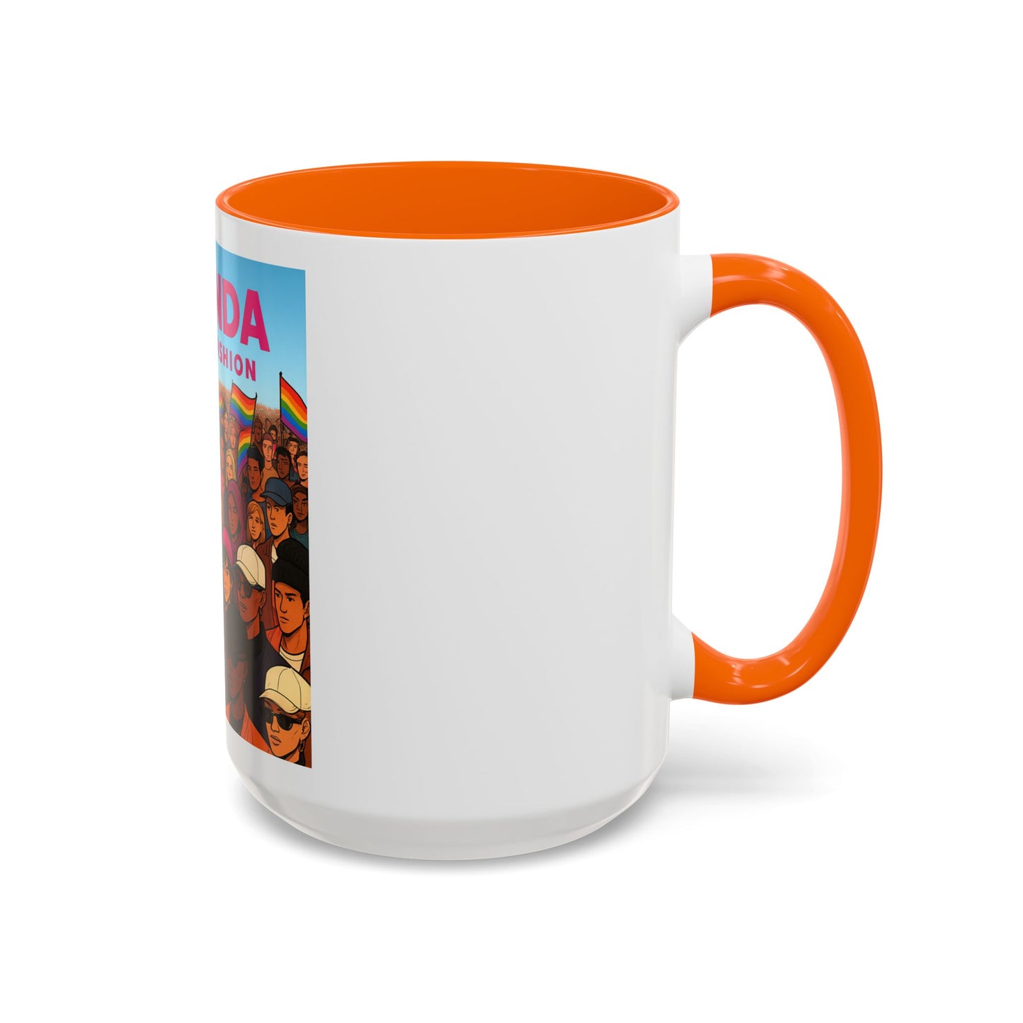 Celebrate Diversity Accent Coffee Mug | LGBTQ+ Pride Mug | Unique Gift for Allies and Activists | Perfect for Home or Office