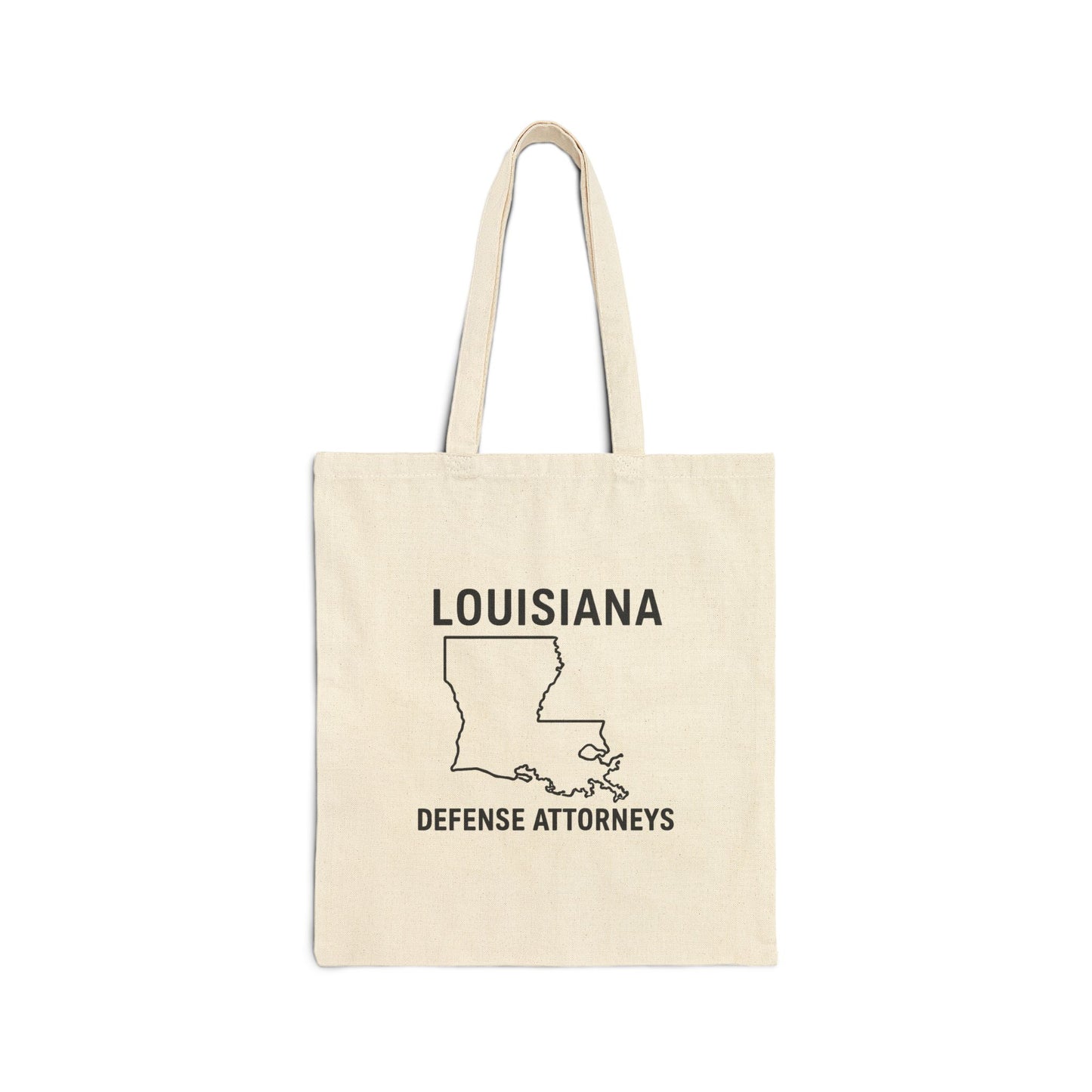 Louisiana Advocate Cotton Canvas Tote Bag, Grit and Gumbo Design, Eco-Friendly Shopping Bag, Legal Profession Gift, Lawyer Tote