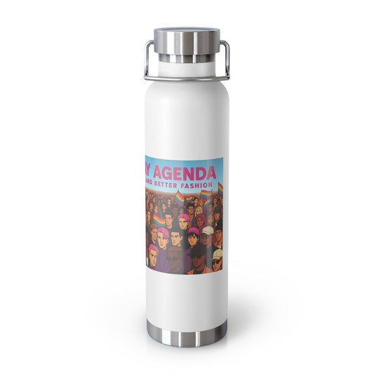 LGBTQ+ Insulated Water Bottle, Eco-Friendly Hydration, Pride Gifts, Trendy Travel Mug, Stainless Steel Flask