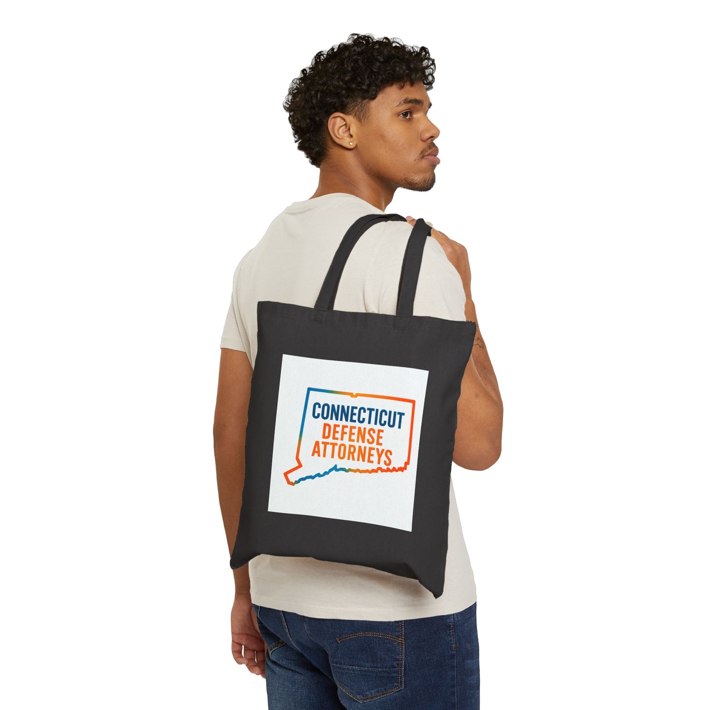 Connecticut Defense Attorney Tote Bag, Legal & Advocacy Art, Perfect for Lawyers, Gifts for Activists, Sustainable Shopping Bag