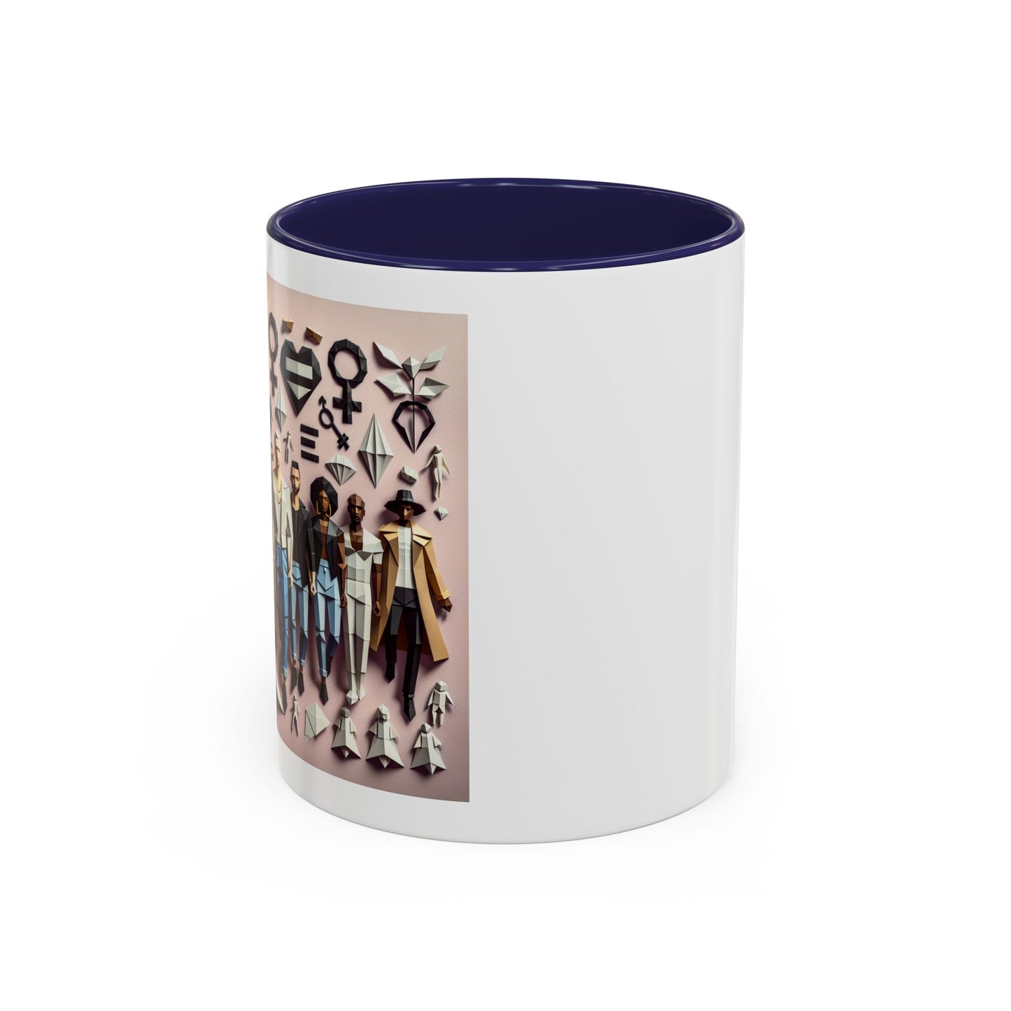 LGBTQIA Pride - Chic Accent Coffee Mug, Unique Artistic Mug, Gift for Coffee Lovers, Modern Home Decor, Ideal for Birthdays & Holidays