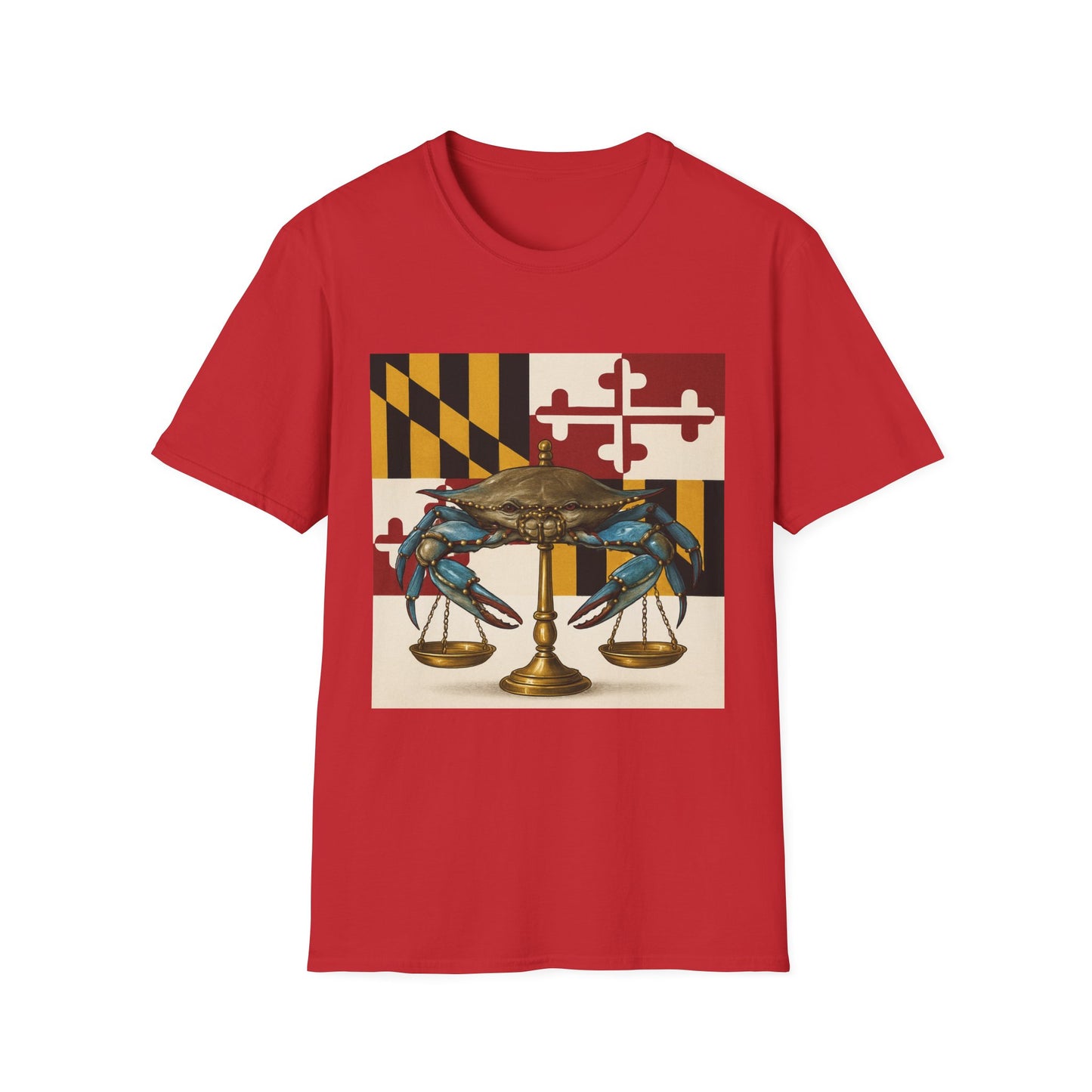 Maryland Defense Attorney Unisex T-Shirt, Casual Tee, Attorney Apparel, Legal Humor Shirt, Gift for Lawyers, Crab Lovers Unite