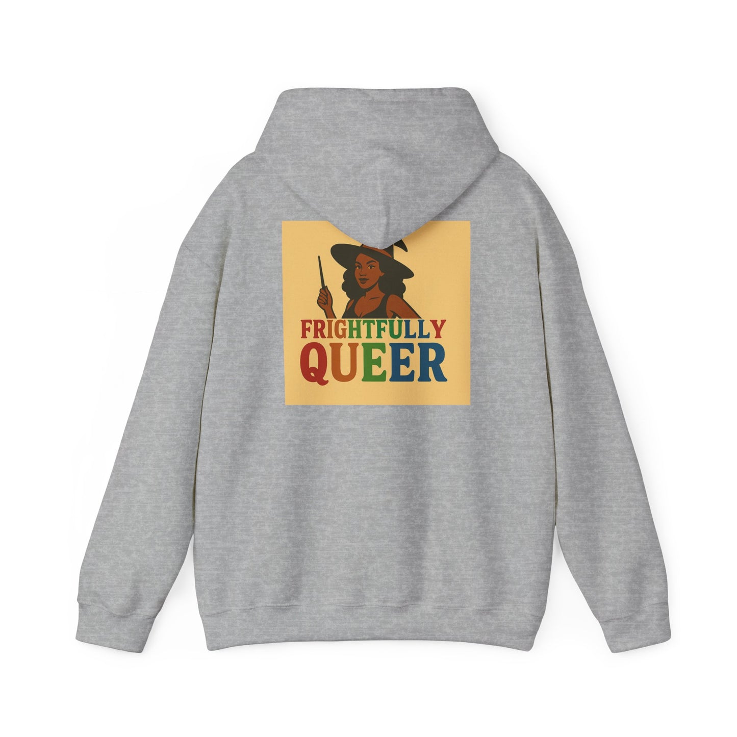 Frightfully Queer Hoodie - Cozy Unisex Sweatshirt for LGBTQ+ Pride, Halloween, Fall Fashion, Casual Wear, Unique Gift