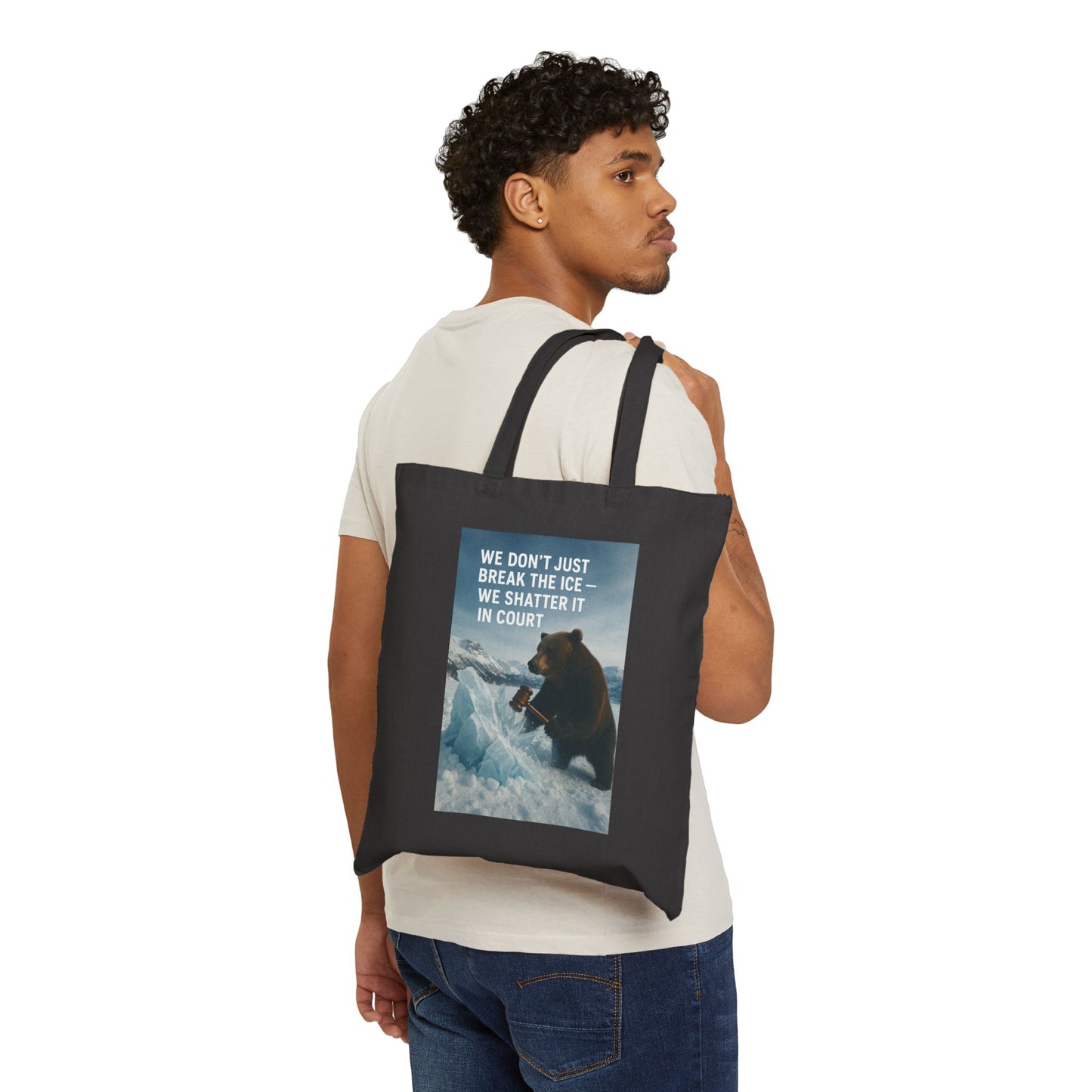 Alaska Defense Attorney Cotton Canvas Tote Bag , Legal Tote, Eco-Friendly Bag, Gift for Law Students, Office Organizer, Holiday Gift