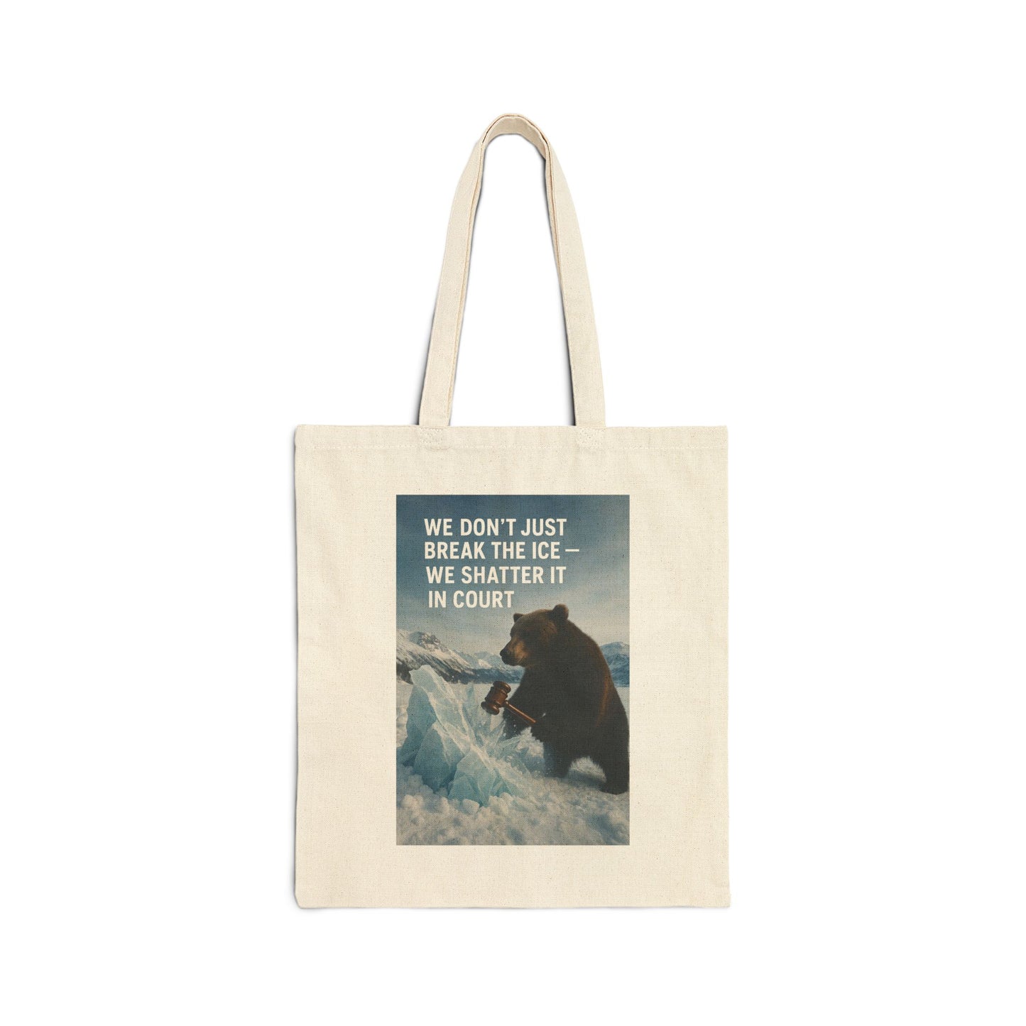 Alaska Defense Attorney Cotton Canvas Tote Bag , Legal Tote, Eco-Friendly Bag, Gift for Law Students, Office Organizer, Holiday Gift