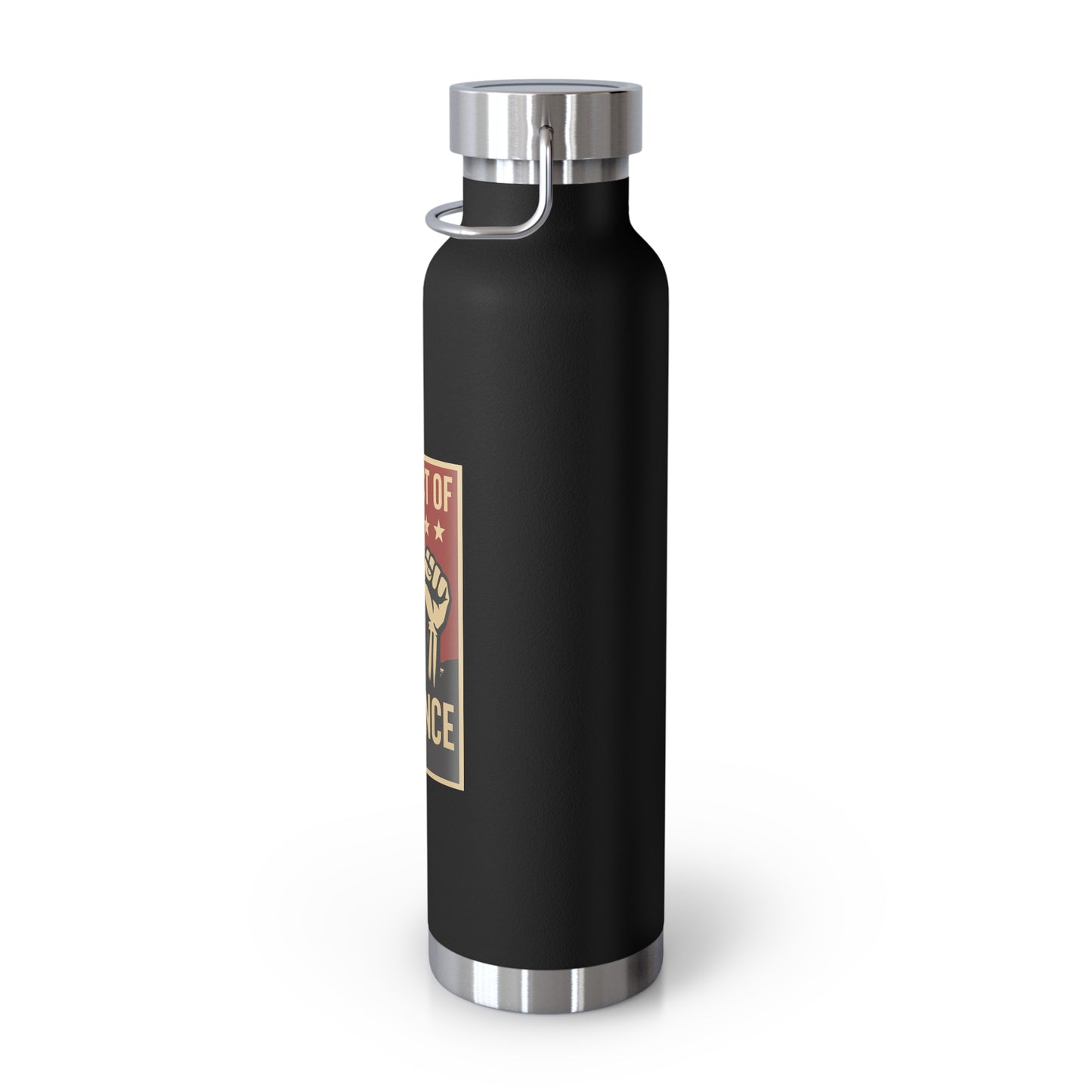 District of Defiance Water Bottle, Freedom Flask, Motivational Drinkware, Eco-Friendly Travel Bottle, Protest Inspired