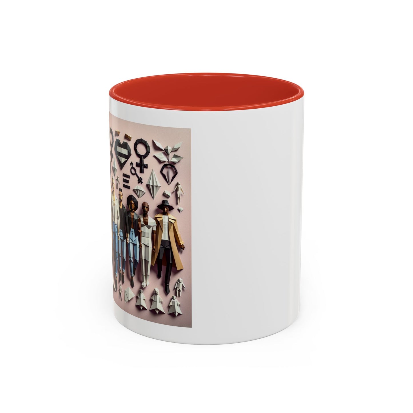 LGBTQIA Pride - Chic Accent Coffee Mug, Unique Artistic Mug, Gift for Coffee Lovers, Modern Home Decor, Ideal for Birthdays & Holidays