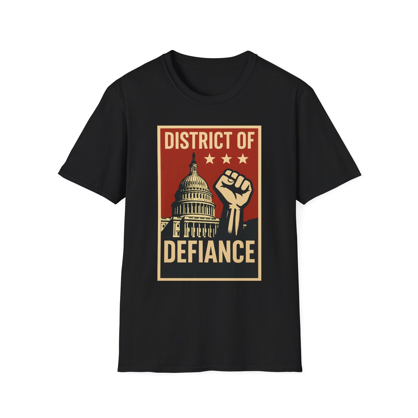 District of Defiance T-Shirt - Unisex Activist Apparel, Protest Shirt, Political Statement Tee, Gift for Activists, Motivational Wear