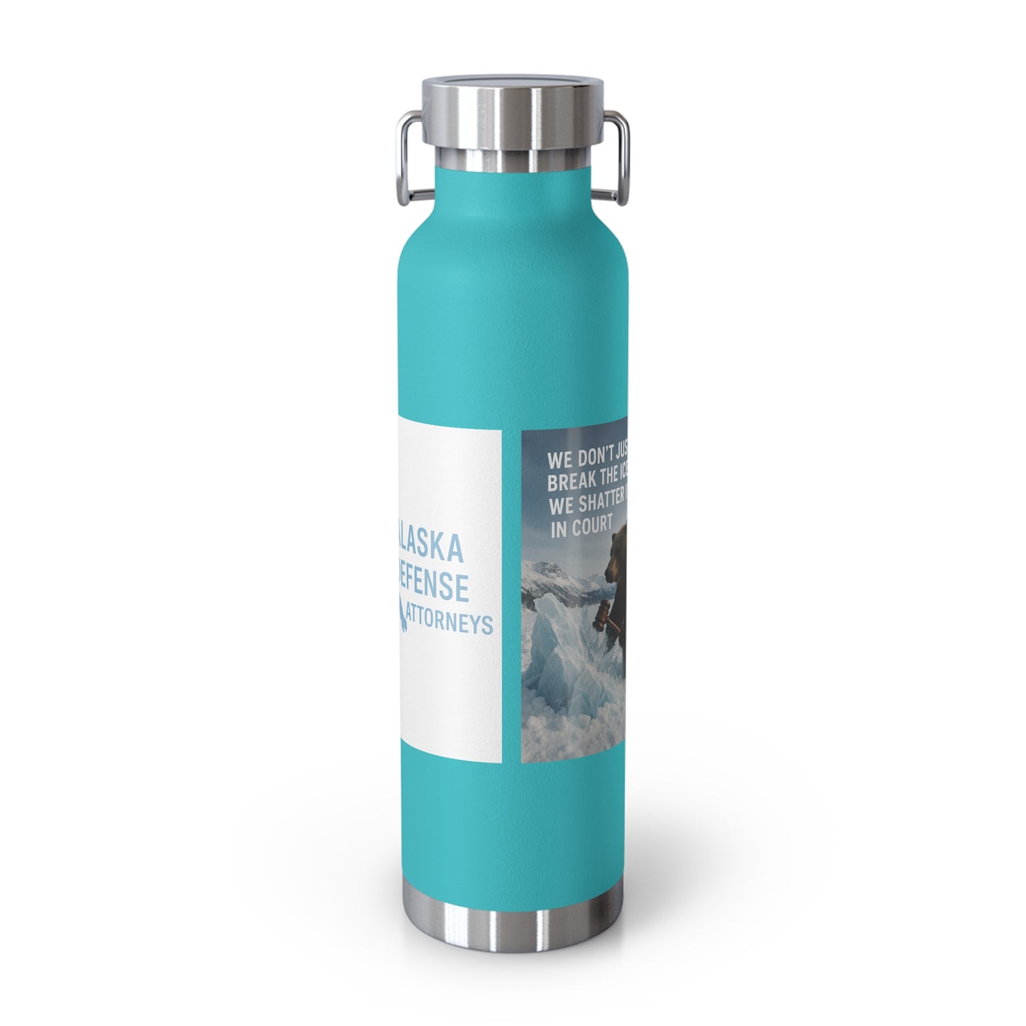 Alaska Defense Attorney Insulated Water Bottle, 22oz, Adventure Hydration, Eco-Friendly Travel Flask, Gifts for Nature Lovers, Motivational [...]